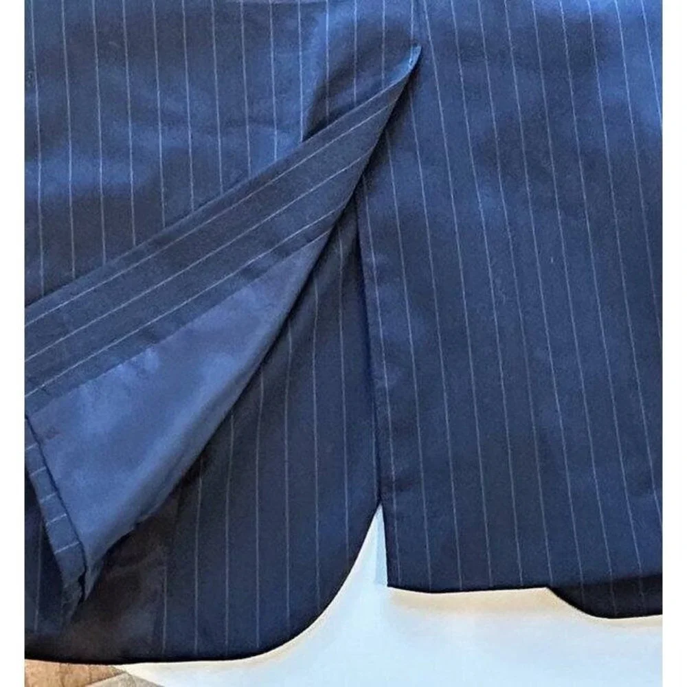 Brooks Brothers 1818 Madison Estrato Trabaldo Togna Pinstripe Blazer Wool 42